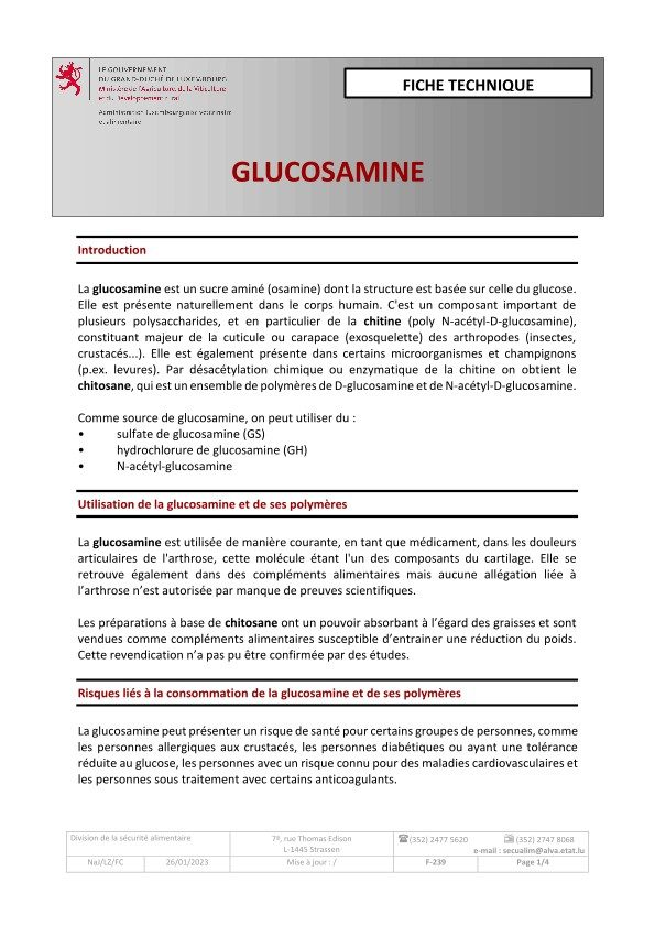 découvrez les risques potentiels pour la santé liés à la consommation de glucosamine en 2025, conseils et précautions à prendre.